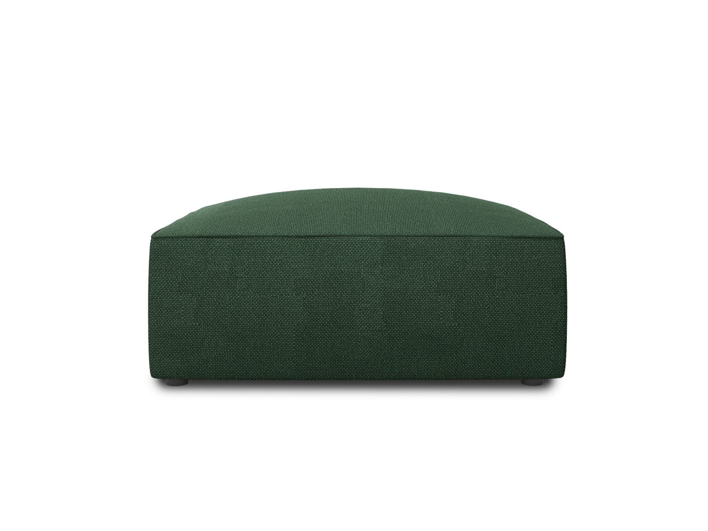 Pouf Strukturstoff Beige Ruby — Green
