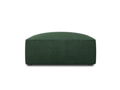 Pouf Strukturstoff Beige Ruby — Green