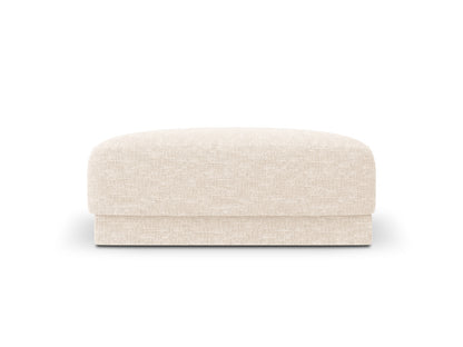 Pouf Chenille Beige Miley — Light Beige