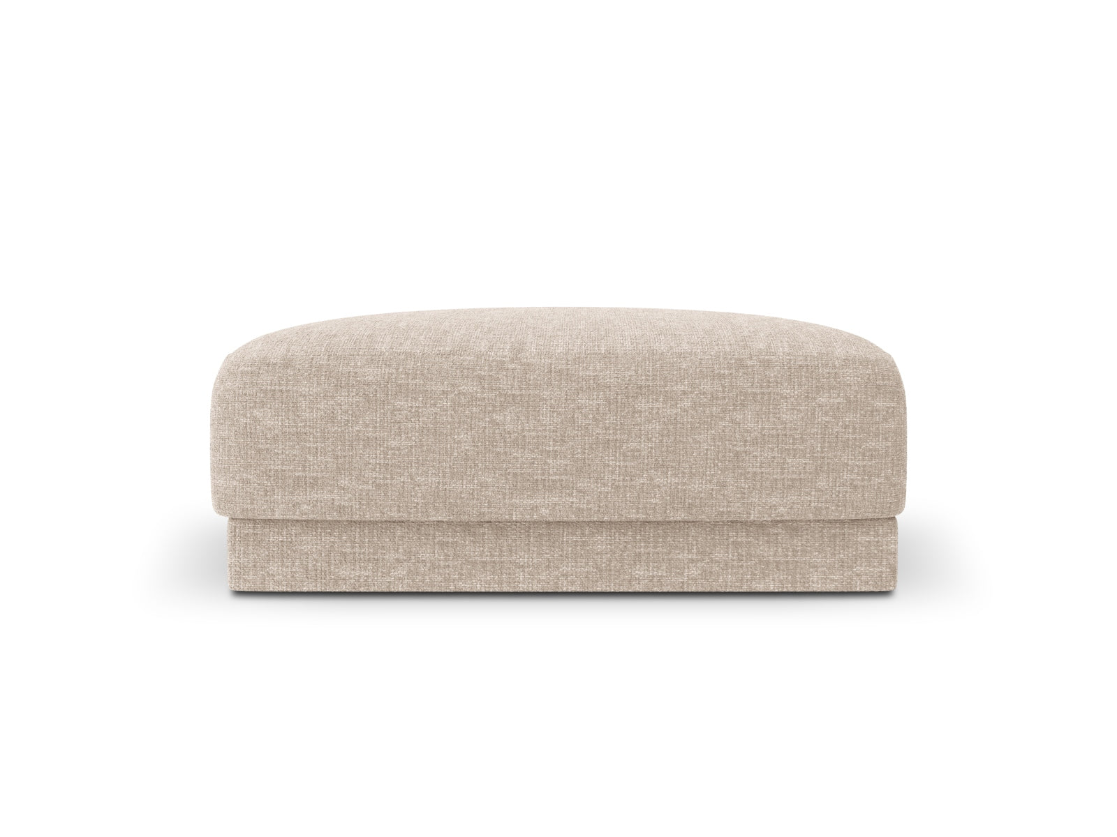 Pouf Chenille Beige Miley — Beige