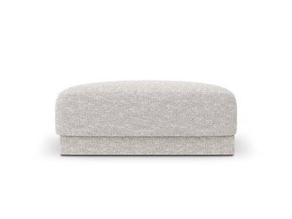 Pouf Chenille Beige Miley — Light Grey
