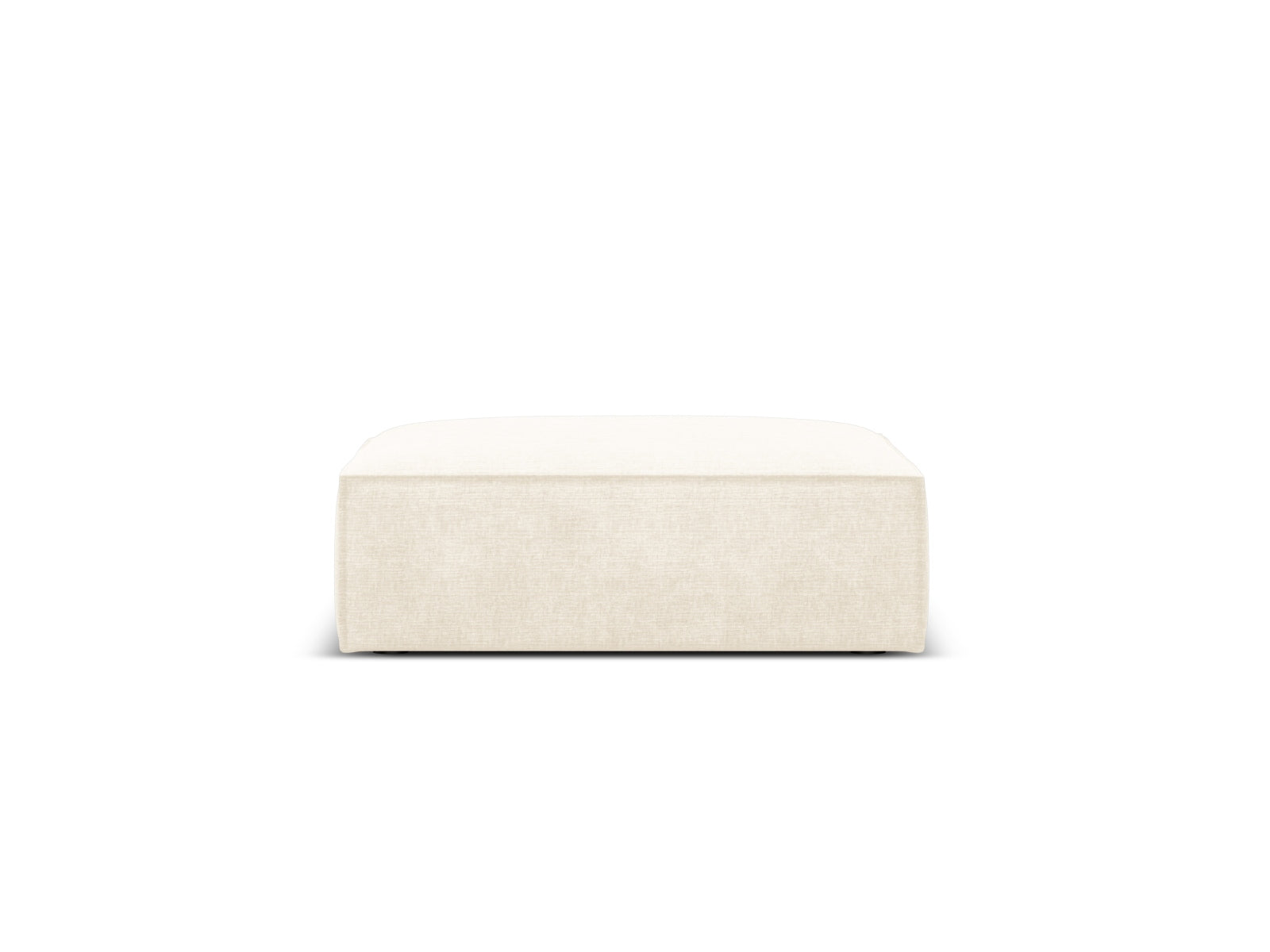 Kaelle Pouf, 100x80 cm — Light Beige