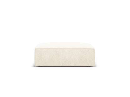 Pouf Chenille Beige Kaelle — Light Beige
