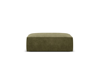 Pouf Chenille Beige Kaelle — Green