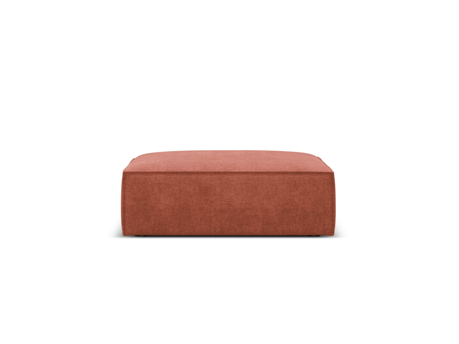 Kaelle Pouf, 100x80 cm — Terracotta