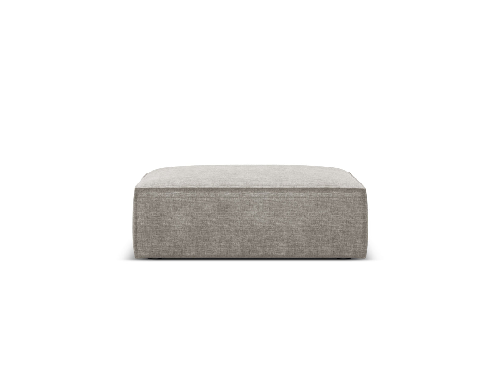 Kaelle Pouf, 100x80 cm — Light Grey