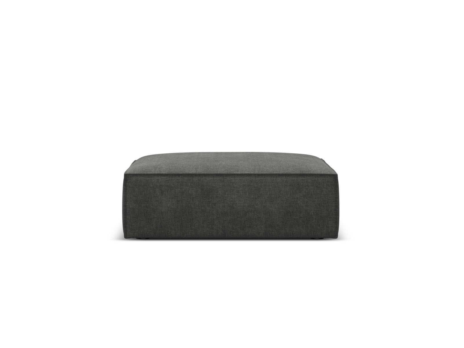 Kaelle Pouf, 100x80 cm — Dark Grey