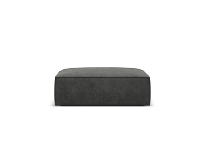 Pouf Chenille Beige Kaelle — Dark Grey