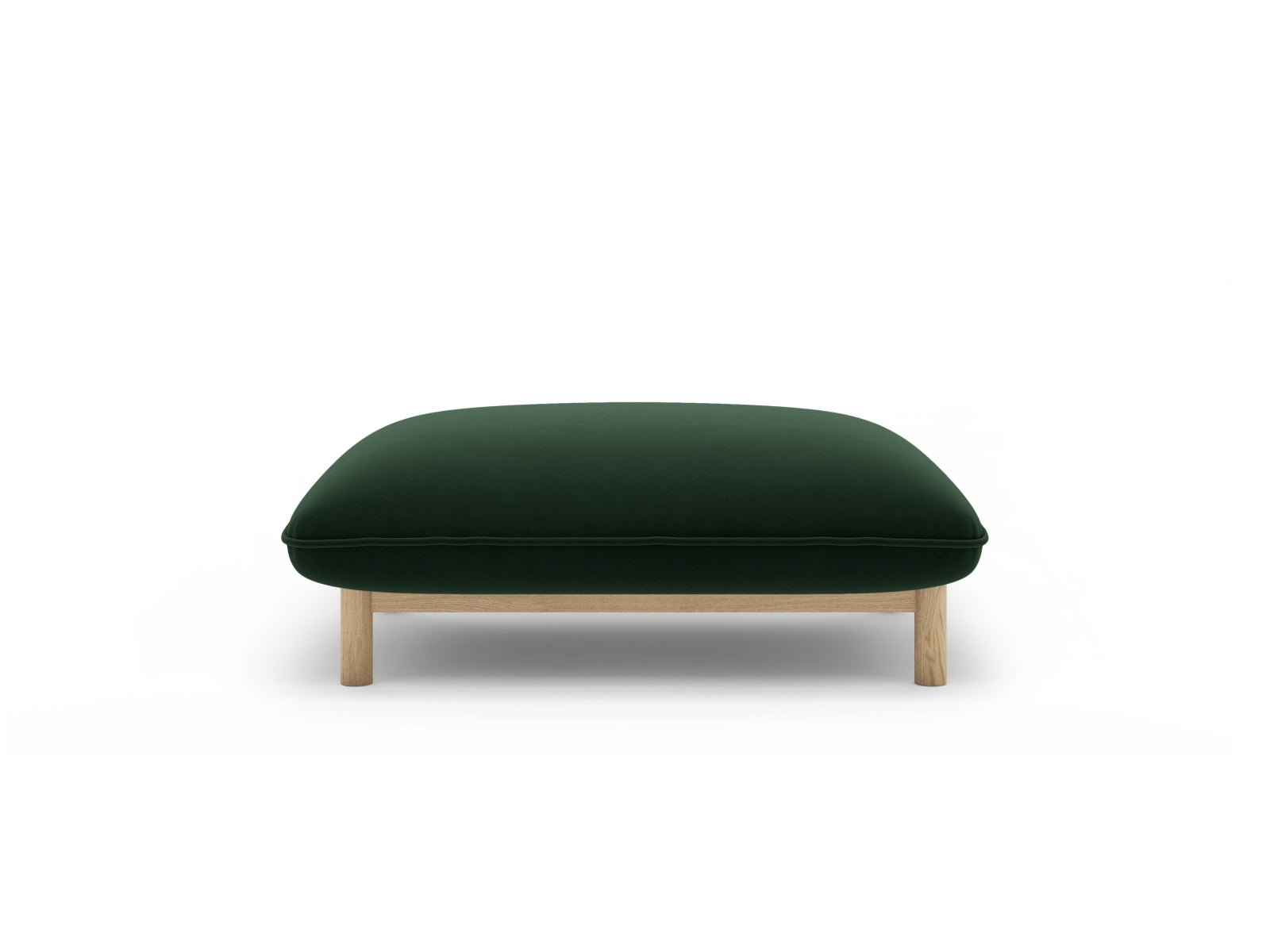 Ada Pouf, 95x65 cm — Bottle Green