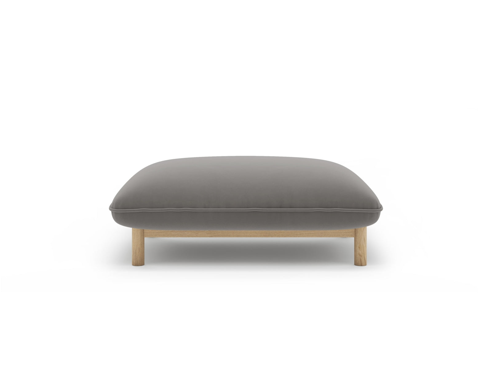 Ada Pouf, 95x65 cm — Grey
