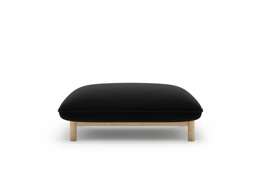 Ada Pouf, 95x65 cm — Black
