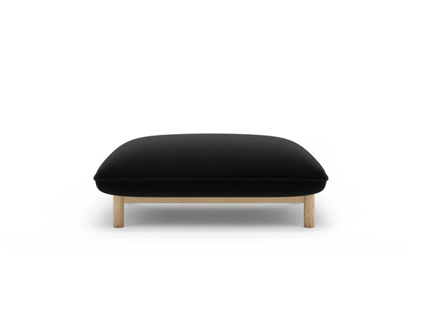 Ada Pouf, 95x65 cm — Black