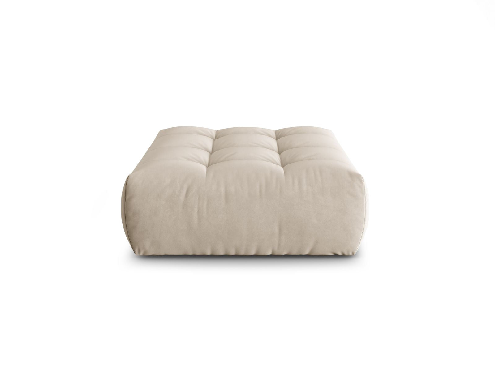 Bloom Pouf, 107x99 cm — Light Beige