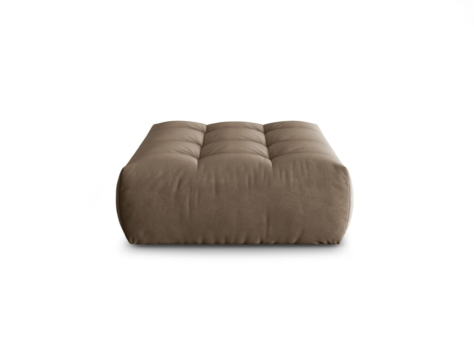 Bloom Pouf, 107x99 cm — Light Brown
