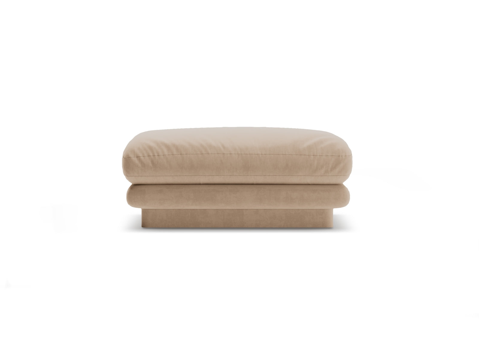 Torino Pouf, 80x80 cm — Sand