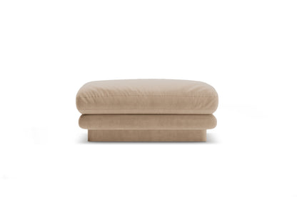 Pouf Samt Cuoio Torino — Sand