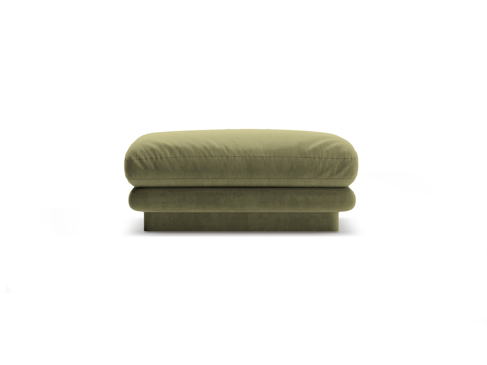 Torino Pouf, 80x80 cm — Light Green