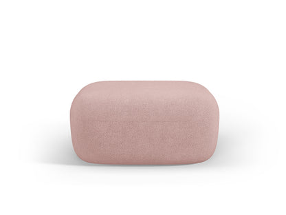 Pouf Bouclé Schwarz Jenny — Powder Pink