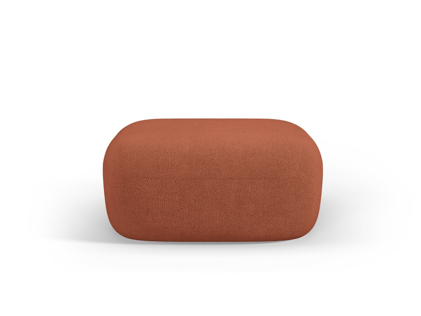 Pouf Bouclé Schwarz Jenny — Brick