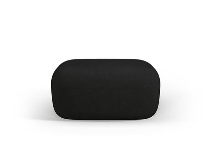 Pouf Bouclé Schwarz Jenny — Black
