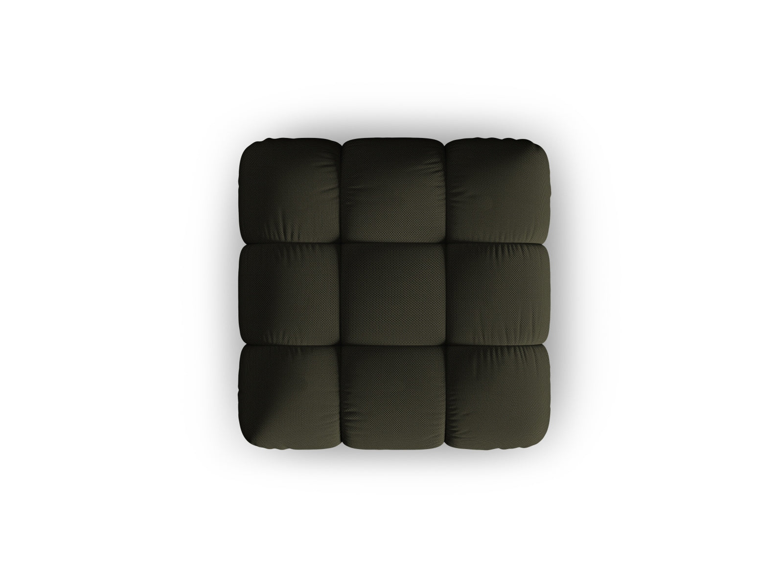 Pouf 3D Amazon Green Bellis — Detailansicht