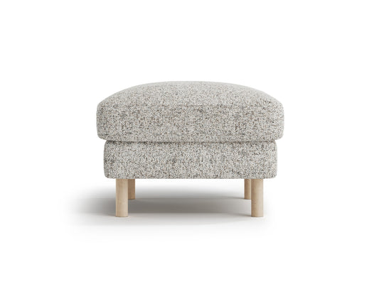 Eden Pouf, 64x64 cm — Beige Melange