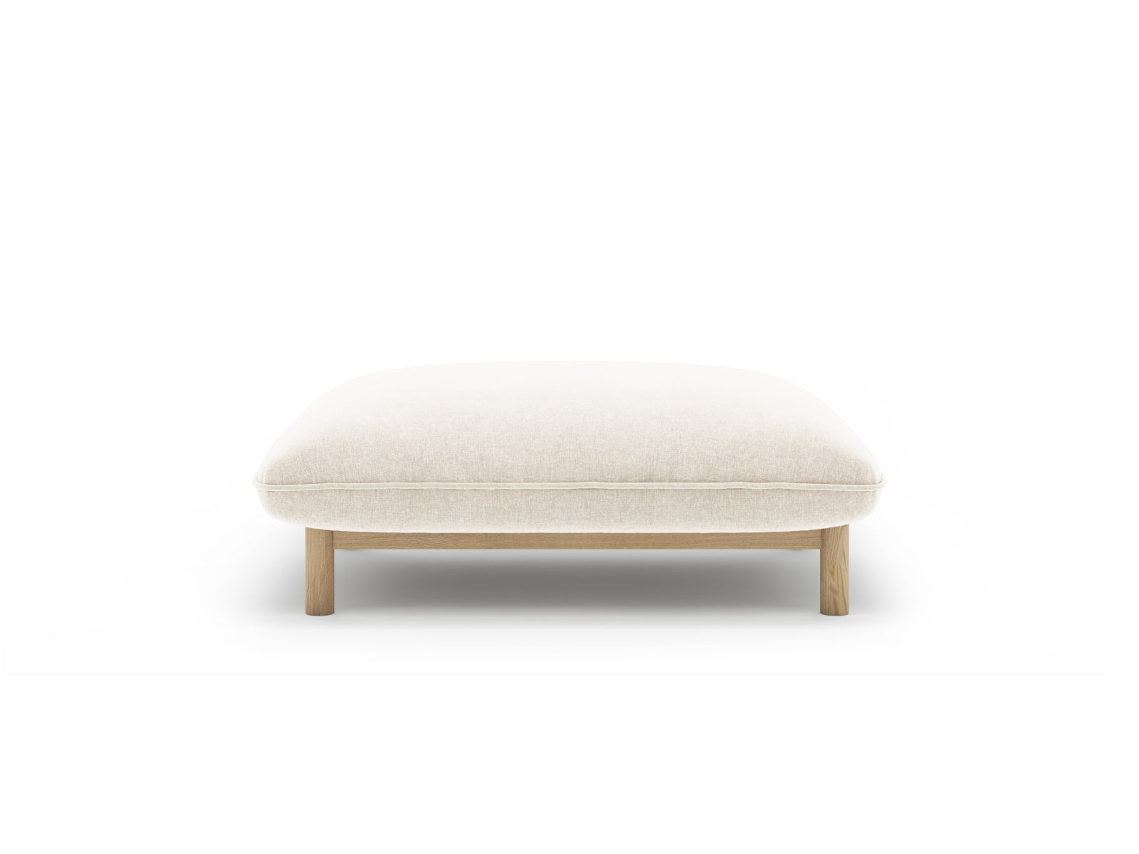 Ada Pouf, 95x65 cm — Ivory