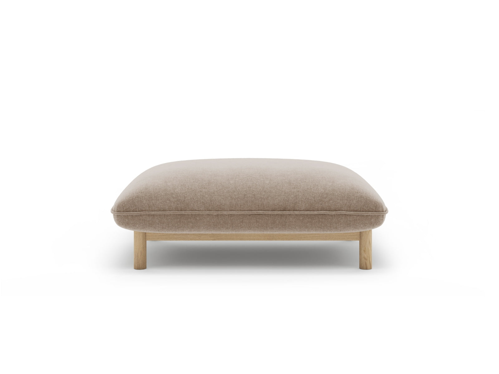 Ada Pouf, 95x65 cm — Sand
