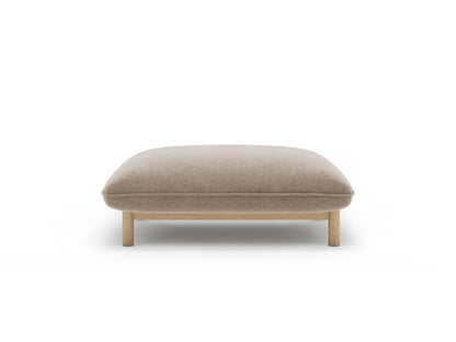 Pouf Strukturstoff Auburn Ada — Sand