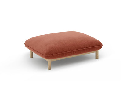 Pouf Strukturstoff Auburn Ada — Wohnbeispiel