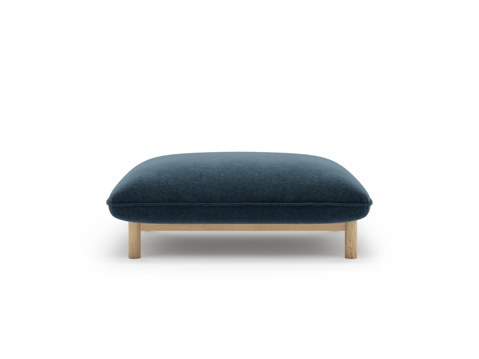 Ada Pouf, 95x65 cm — Navy Blue