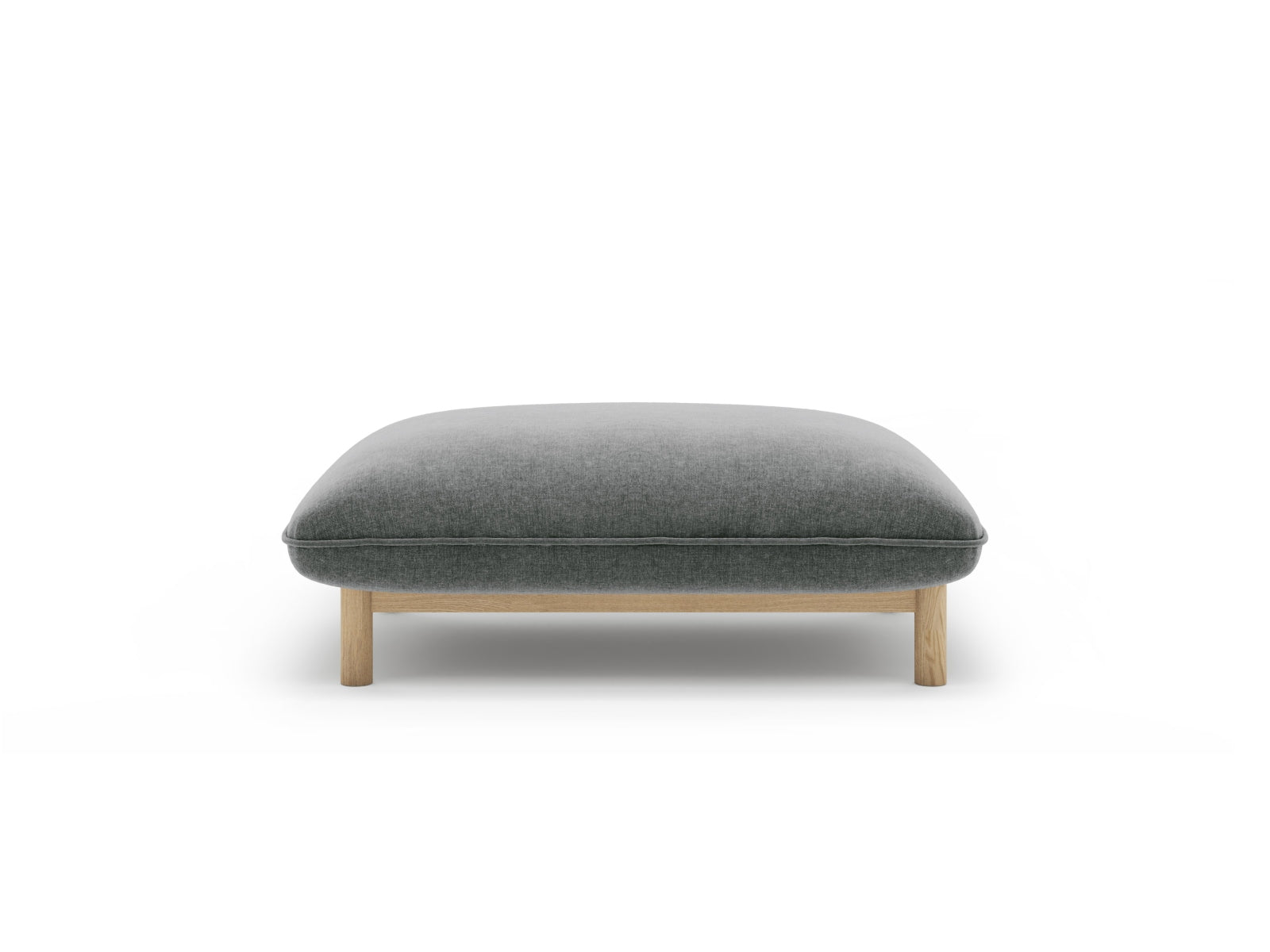 Ada Pouf, 95x65 cm — Dark Grey