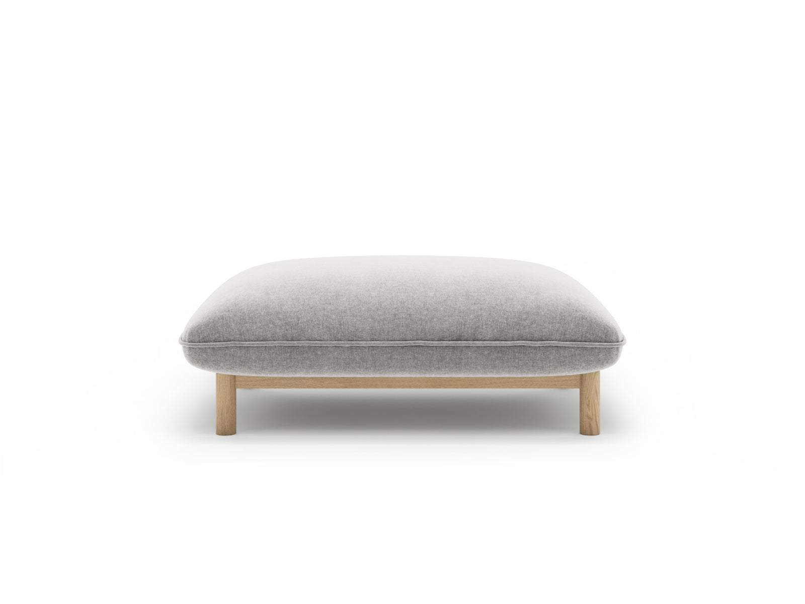 Ada Pouf, 95x65 cm — Light Grey