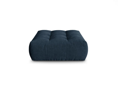 Pouf Strukturstoff Auburn Bloom — Navy Blue