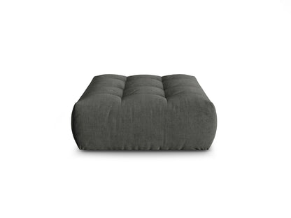 Pouf Strukturstoff Auburn Bloom — Dark Grey