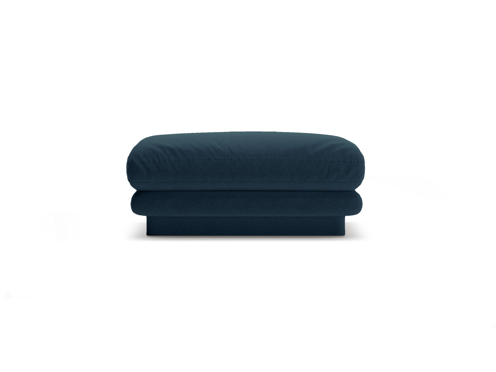 Torino Pouf, 80x80 cm — Navy Blue