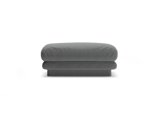 Torino Pouf, 80x80 cm — Dark Grey