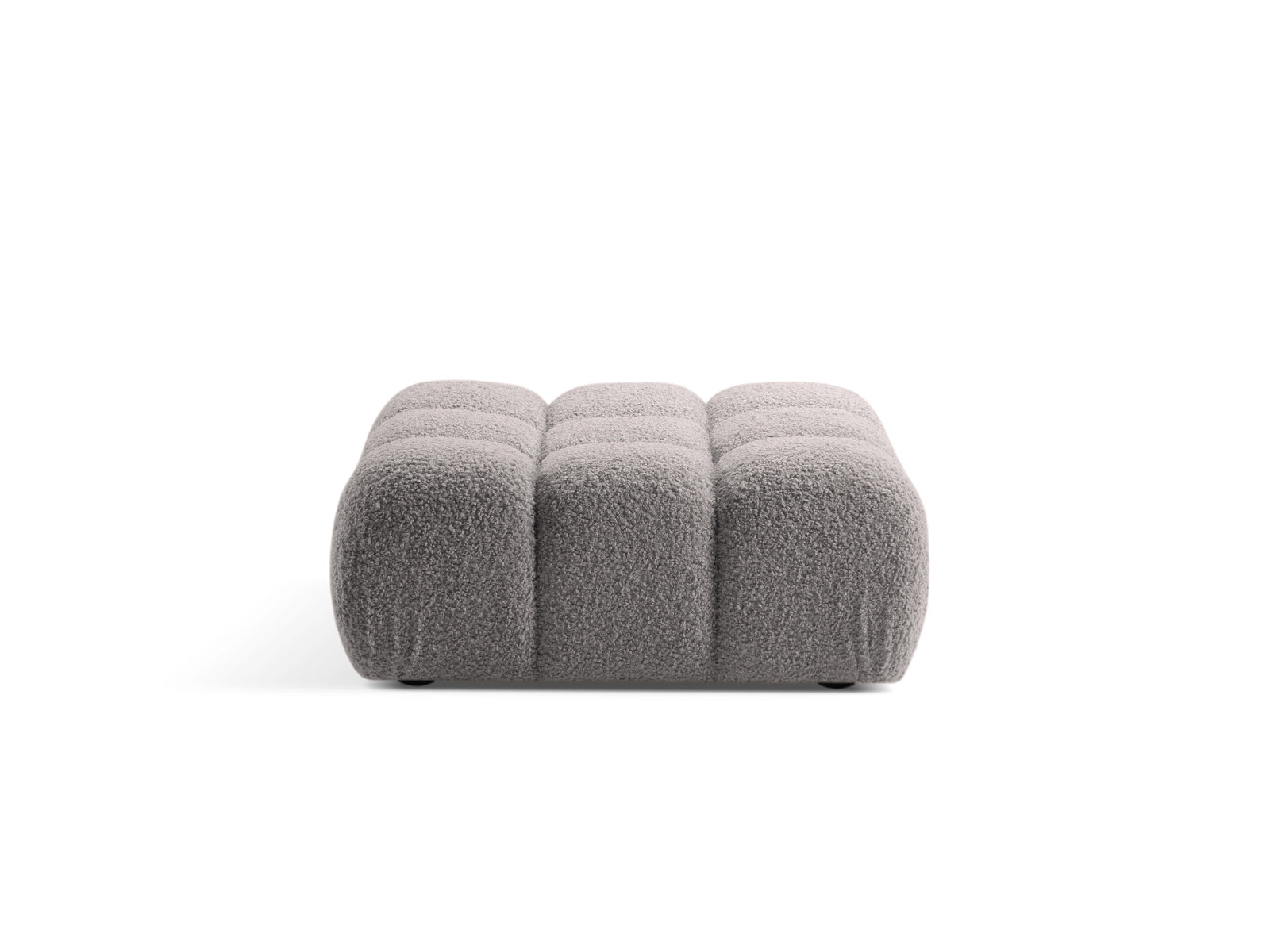 Bellis Pouf, 94x94 cm — Light Grey