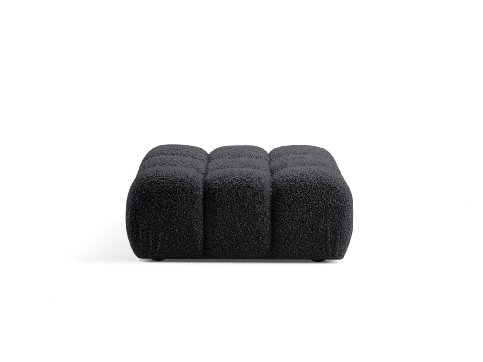 Bellis Pouf, 94x94 cm — Graphite
