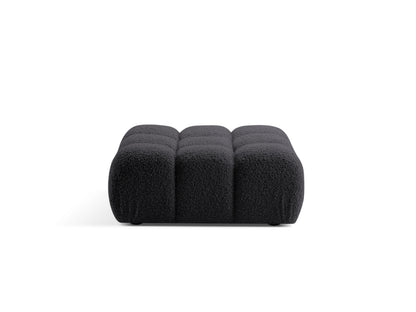 Pouf Bouclé Brick Bellis — Graphite