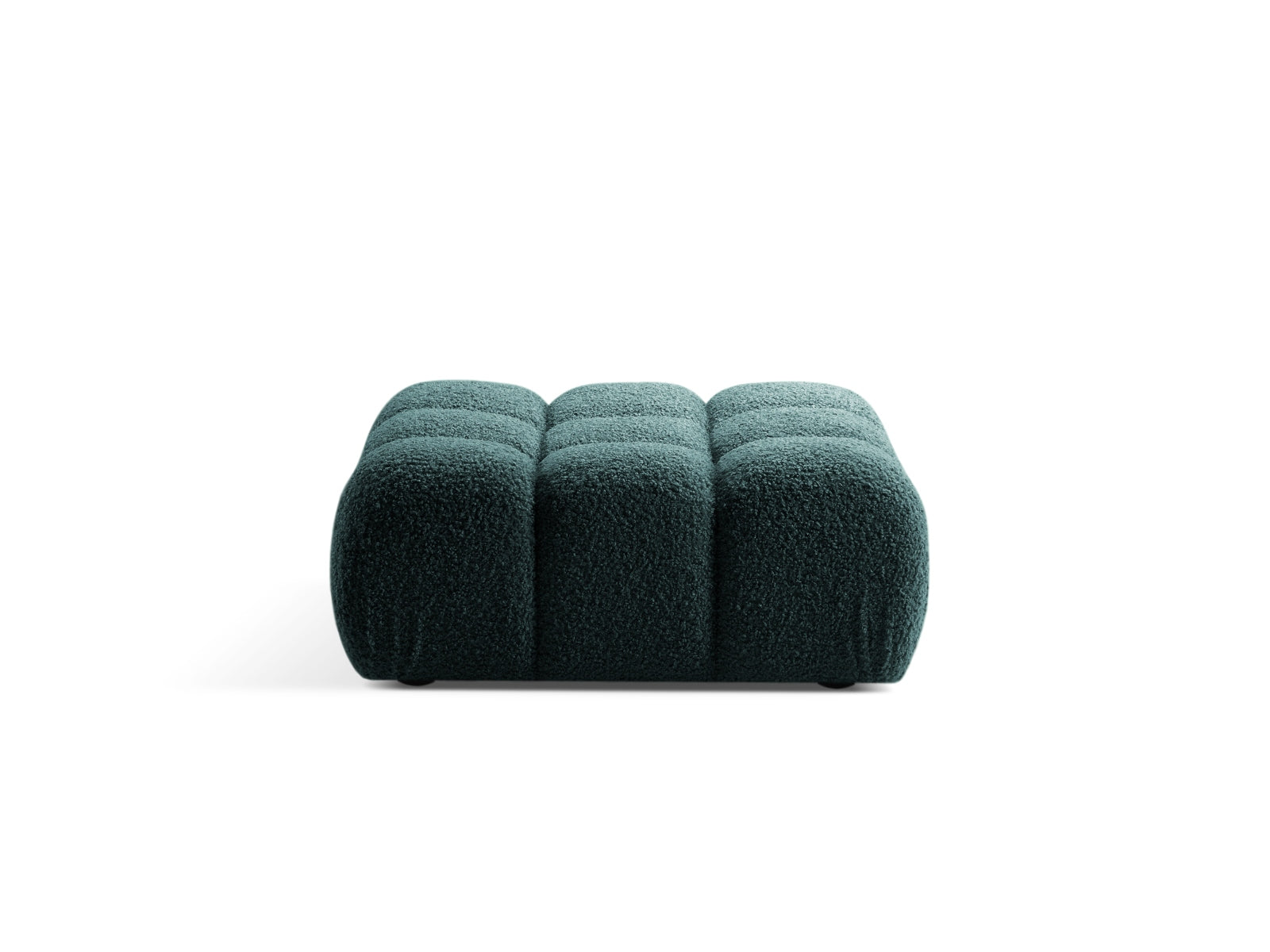 Bellis Pouf, 94x94 cm — Petrol