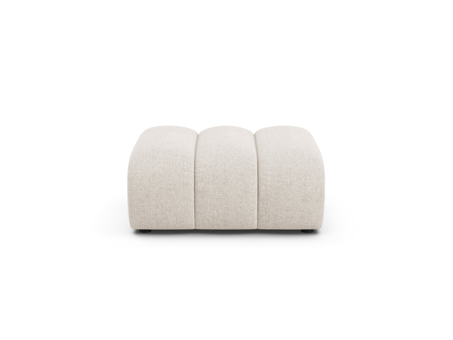 Pouf Chenille Brick Lupine — Light Beige