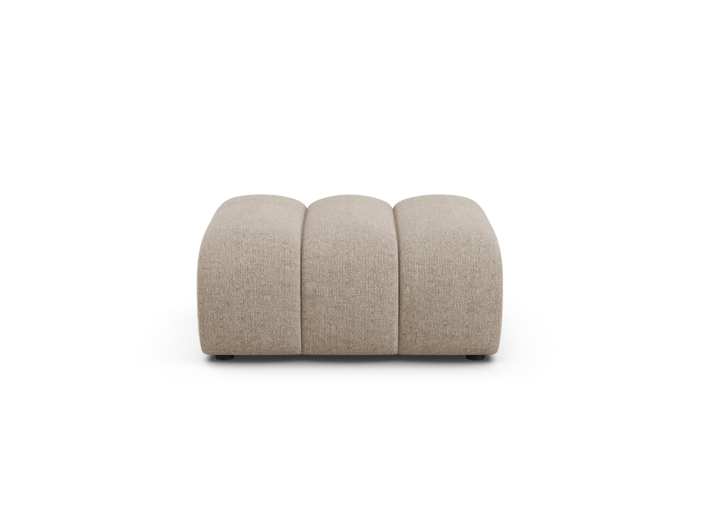 Pouf Chenille Brick Lupine — Dark Beige