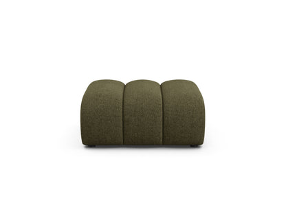 Pouf Chenille Brick Lupine — Green