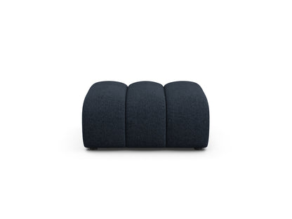 Pouf Chenille Brick Lupine — Navy Blue