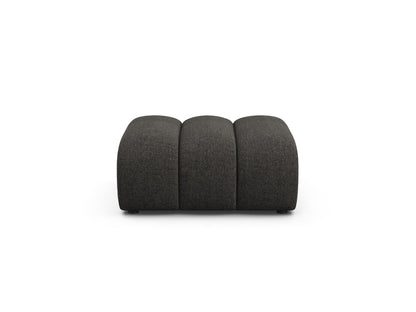 Pouf Chenille Brick Lupine — Dark Grey
