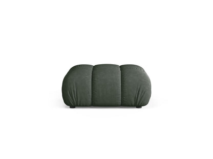 Pouf Strukturstoff Beige Bellis — Moss Green