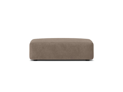 Pouf Strukturstoff Beige Jodie — Cappuccino