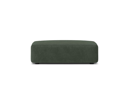 Pouf Strukturstoff Beige Jodie — Moss Green