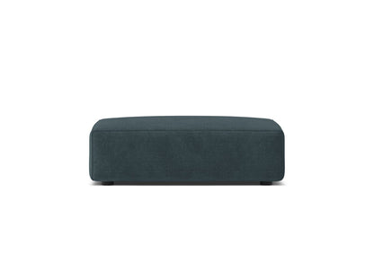 Pouf Strukturstoff Beige Jodie — Deep Petrol